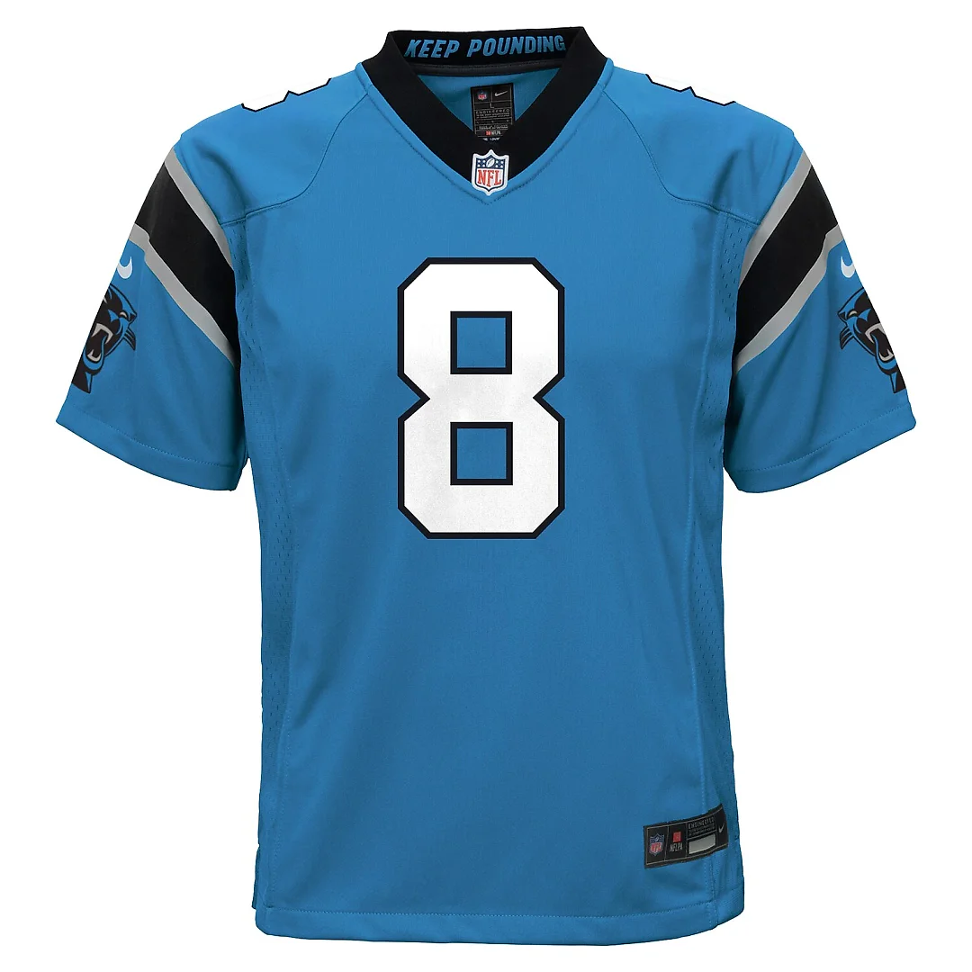 Zennovawear Jaycee Horn Carolina Panthers Youth Game Jersey - Blue