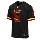 Zennovawear Jayden Daniels Washington Commanders Youth Hail Raiser Alternate Game Jersey - Black