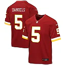 Zennovawear Jayden Daniels Washington Commanders Youth Game Jersey - Burgundy