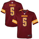 Zennovawear Jayden Daniels Washington Commanders Youth Game Jersey - Burgundy
