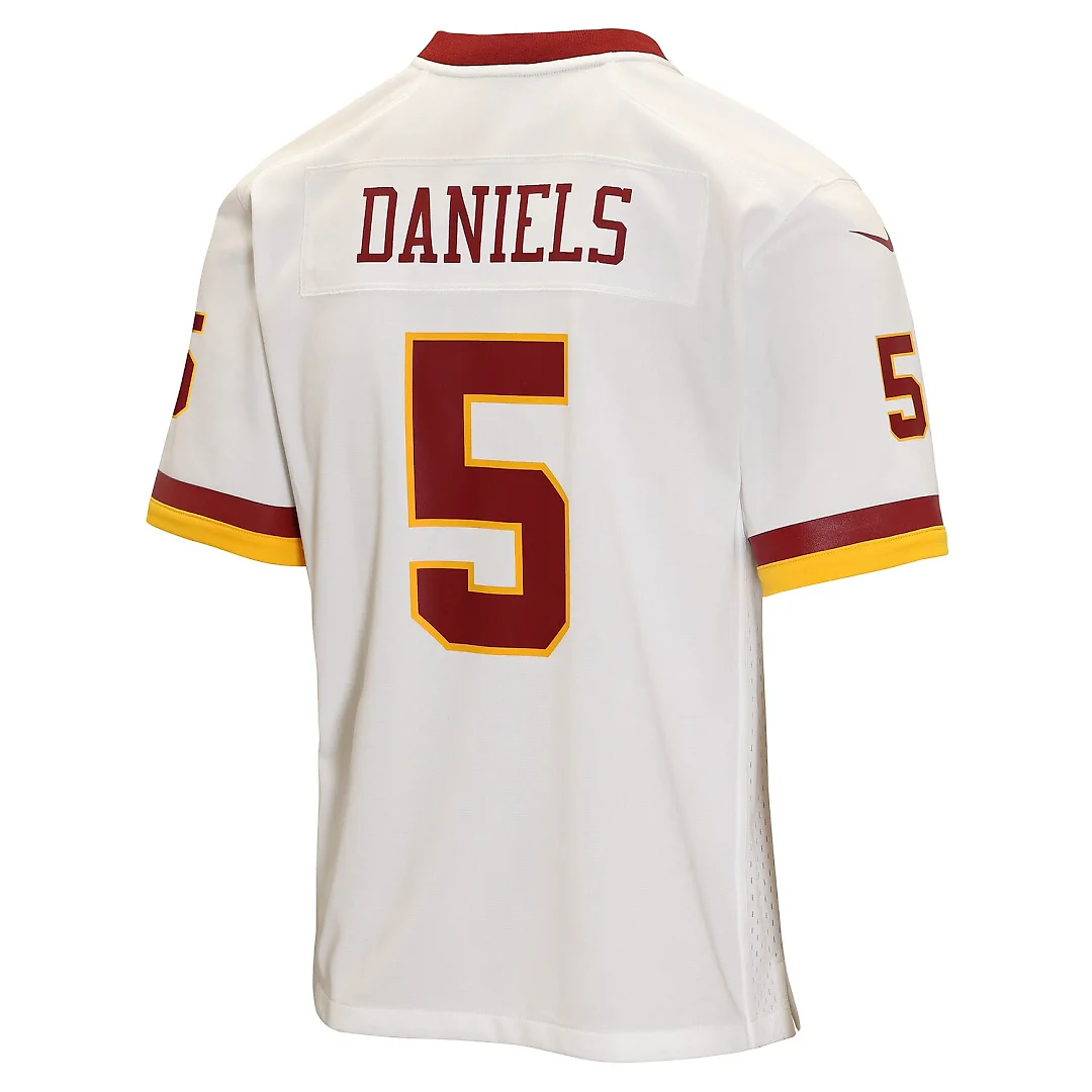 Zennovawear Jayden Daniels Washington Commanders Youth Game Jersey - White