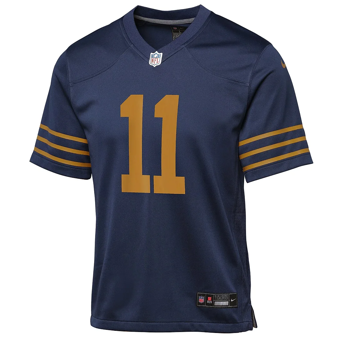 Zennovawear Jayden Reed Green Bay Packers Youth The 1923 Classic Game Jersey - Navy