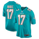 Zennovawear Jaylen Waddle Miami Dolphins Youth Game Jersey - Aqua