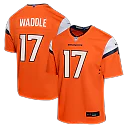 Zennovawear Jaylen Waddle Denver Broncos Youth Game Jersey - Orange