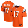 Zennovawear Jaylen Waddle Denver Broncos Youth Game Jersey - Orange