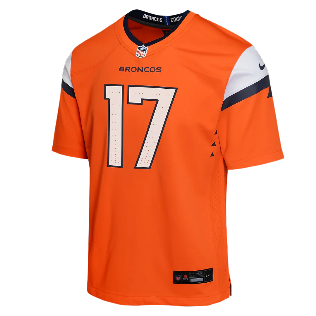 Zennovawear Jaylen Waddle Denver Broncos Youth Game Jersey - Orange