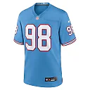 Zennovawear Jeffery Simmons Tennessee Titans Youth Game Jersey - Light Blue