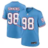 Zennovawear Jeffery Simmons Tennessee Titans Youth Game Jersey - Light Blue