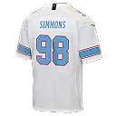 Zennovawear Jeffery Simmons Tennessee Titans Youth Game Jersey - White