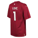 Zennovawear Jeremiyah Love Arizona Cardinals Youth Team Game Jersey - Cardinal