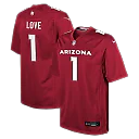 Zennovawear Jeremiyah Love Arizona Cardinals Youth Team Game Jersey - Cardinal