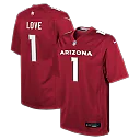 Zennovawear Jeremiyah Love Arizona Cardinals Youth Team Game Jersey - Cardinal