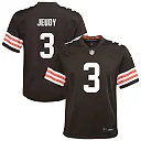 Zennovawear Jerry Jeudy Cleveland Browns Youth Team Game Jersey - Brown