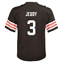 Zennovawear Jerry Jeudy Cleveland Browns Youth Team Game Jersey - Brown
