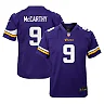 Zennovawear J.J. McCarthy Minnesota Vikings Youth Game Jersey - Purple