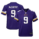 Zennovawear J.J. McCarthy Minnesota Vikings Youth Game Jersey - Purple