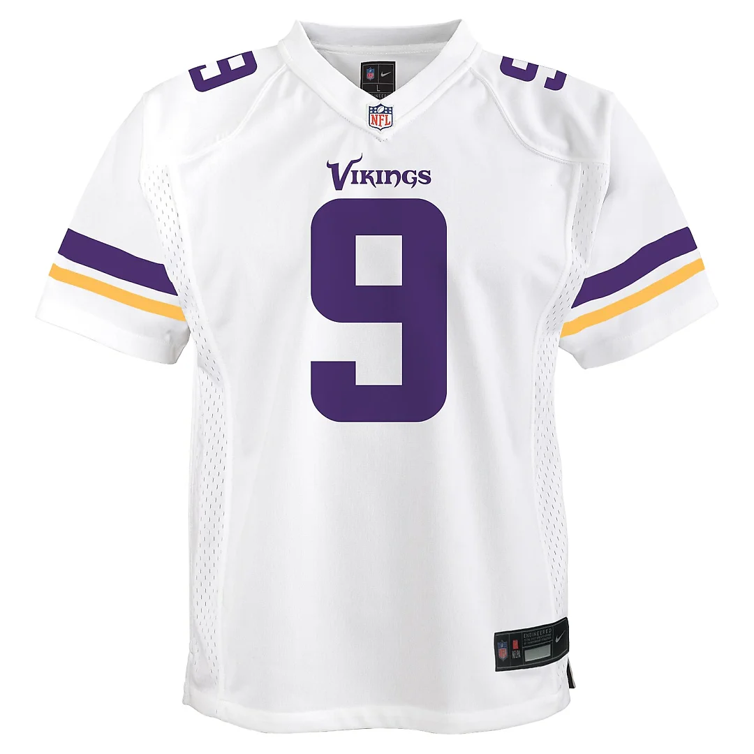Zennovawear J.J. McCarthy Minnesota Vikings Youth Game Jersey - White