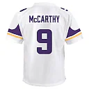 Zennovawear J.J. McCarthy Minnesota Vikings Youth Game Jersey - White
