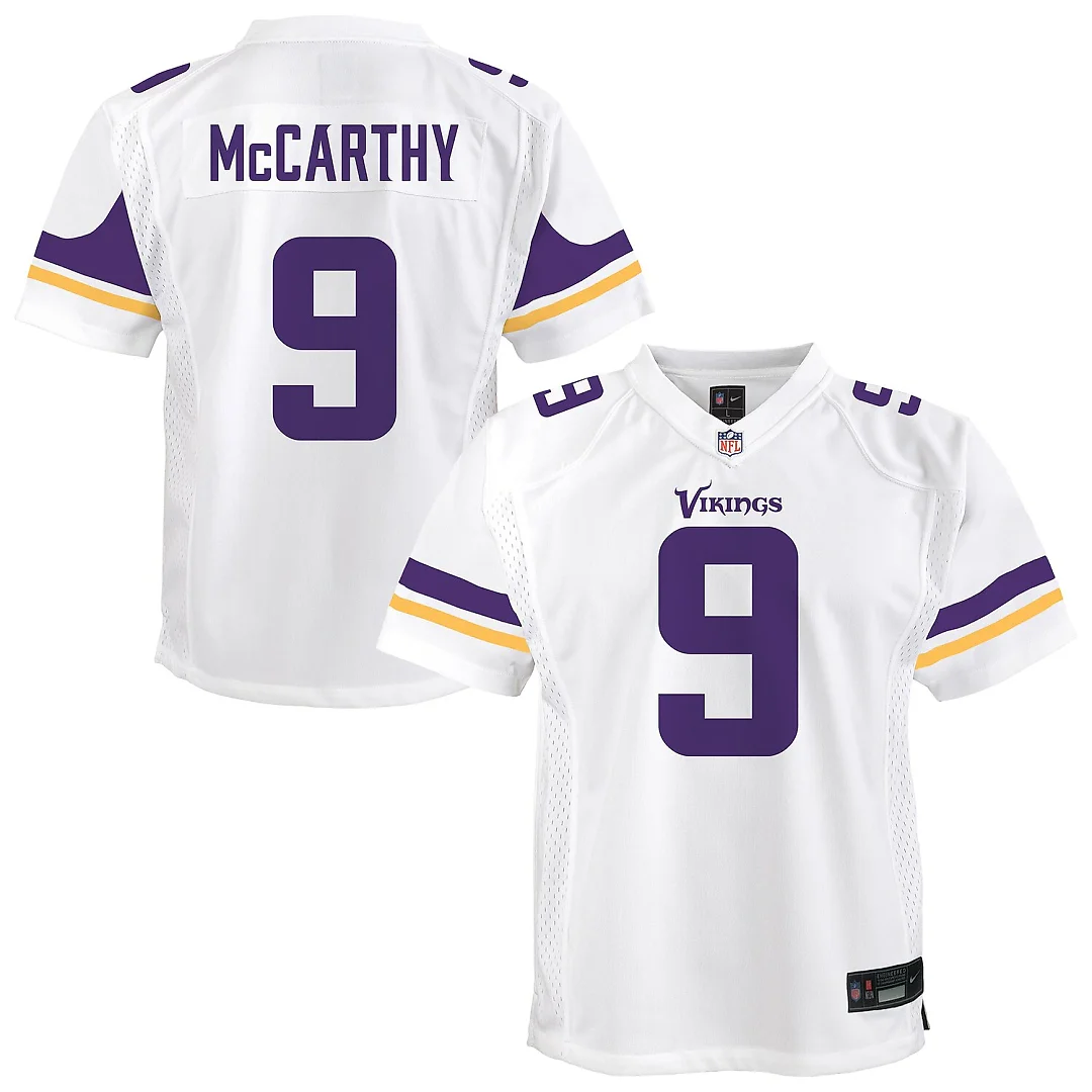 Zennovawear J.J. McCarthy Minnesota Vikings Youth Game Jersey - White
