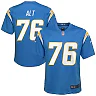 Zennovawear Joe Alt Los Angeles Chargers Youth Game Jersey - Powder Blue