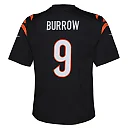 Zennovawear Joe Burrow Cincinnati Bengals Youth Game Jersey - Black