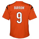 Zennovawear Joe Burrow Cincinnati Bengals Youth Game Jersey - Orange