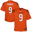Zennovawear Joe Burrow Cincinnati Bengals Youth Game Jersey - Orange