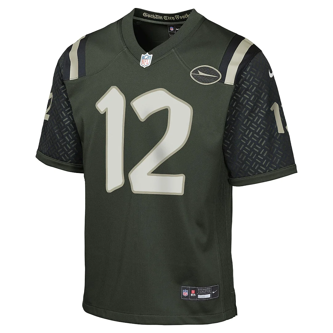 Zennovawear Joe Namath New York Jets Youth 2025 Rivalries Collection Retired Player Game Jersey - Gotham Green