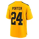 Zennovawear Joey Porter Jr. Pittsburgh Steelers Youth Alternate 1933 Throwback Game Jersey - Gold