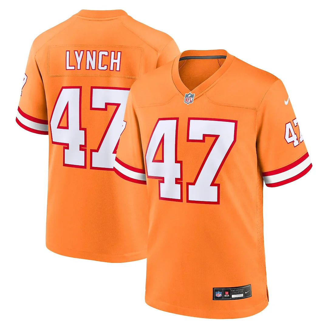 Zennovawear John Lynch Tampa Bay Buccaneers Youth Retired Player Game Jersey - Orange