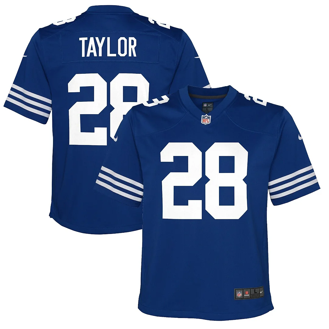 Zennovawear Jonathan Taylor Indianapolis Colts Youth Game Jersey - Royal