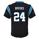 Zennovawear Jonathon Brooks Carolina Panthers Youth Game Jersey - Black