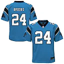 Zennovawear Jonathon Brooks Carolina Panthers Youth Game Jersey - Blue