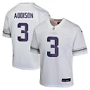 Zennovawear Jordan Addison Minnesota Vikings Youth Game Jersey - White