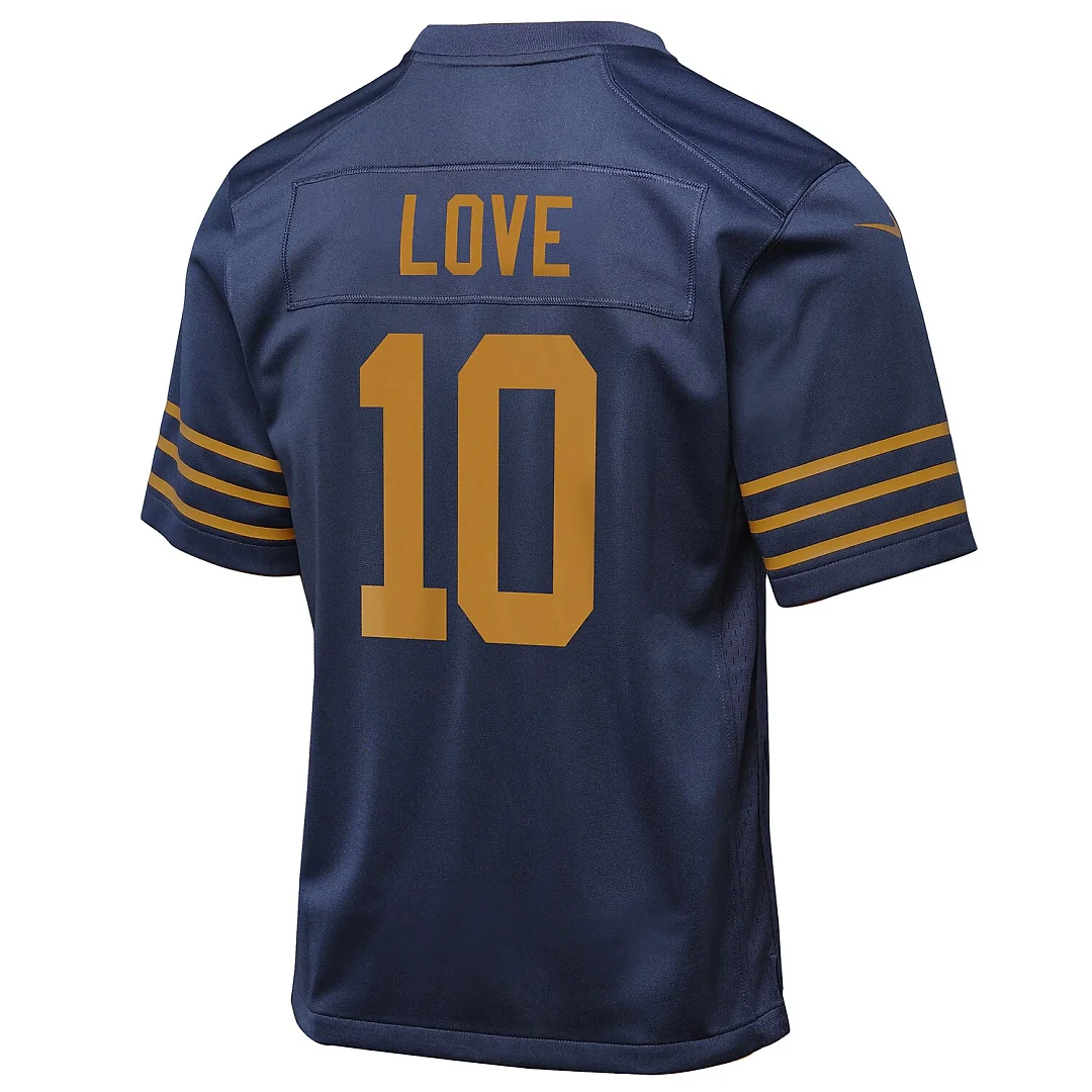 Zennovawear Jordan Love Green Bay Packers Youth The 1923 Classic Game Jersey - Navy