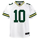 Zennovawear Jordan Love Green Bay Packers Youth Game Jersey - White
