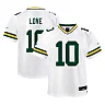 Zennovawear Jordan Love Green Bay Packers Youth Game Jersey - White