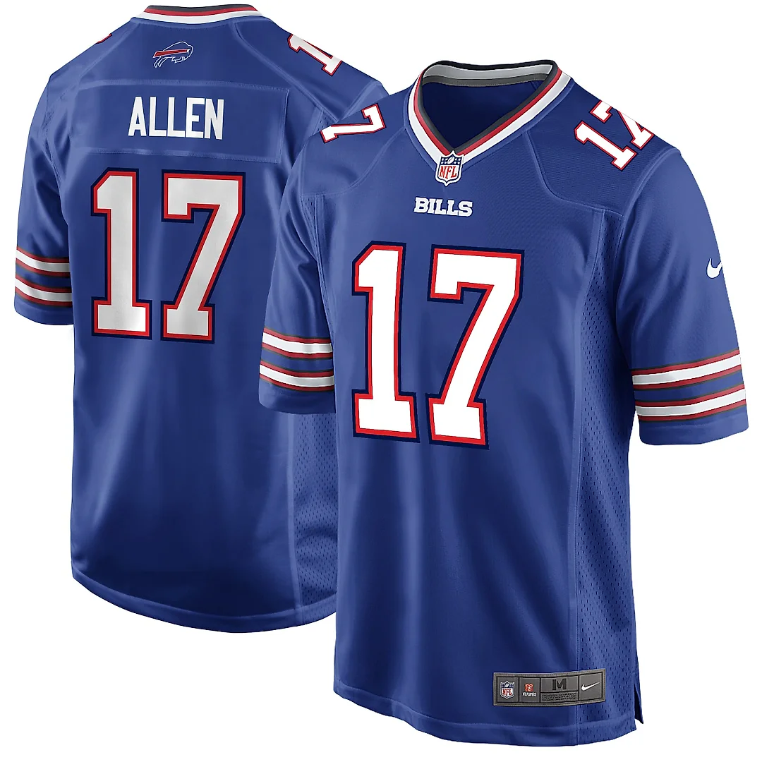 Zennovawear Josh Allen Buffalo Bills Youth Game Jersey - Royal