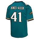 Zennovawear Josh Hines-Allen Jacksonville Jaguars Youth Alternate 2 Prowler Throwback Game Jersey - Teal