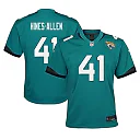 Zennovawear Josh Hines-Allen Jacksonville Jaguars Youth Game Jersey - Teal