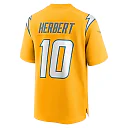 Zennovawear Justin Herbert Los Angeles Chargers Youth Alternate Charger Power Game Player Jersey - Gold