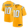 Zennovawear Justin Herbert Los Angeles Chargers Youth Alternate Charger Power Game Player Jersey - Gold