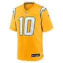 Zennovawear Justin Herbert Los Angeles Chargers Youth Alternate Charger Power Game Player Jersey - Gold