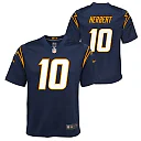 Zennovawear Justin Herbert Los Angeles Chargers Youth Game Jersey - Navy