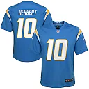 Zennovawear Justin Herbert Los Angeles Chargers Youth Game Jersey - Powder Blue