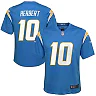 Zennovawear Justin Herbert Los Angeles Chargers Youth Game Jersey - Powder Blue