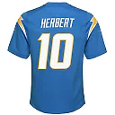 Zennovawear Justin Herbert Los Angeles Chargers Youth Game Jersey - Powder Blue