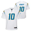 Zennovawear Justin Herbert Los Angeles Chargers Youth Game Jersey - White