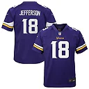 Zennovawear Justin Jefferson Minnesota Vikings Youth Game Jersey - Purple