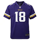 Zennovawear Justin Jefferson Minnesota Vikings Youth Game Jersey - Purple